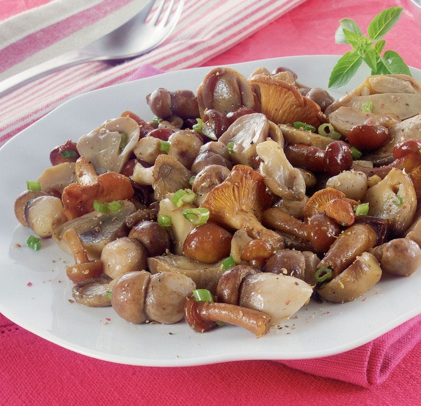 Mélange de mini-champignons