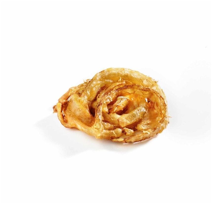 Nid d'oignon préfrit