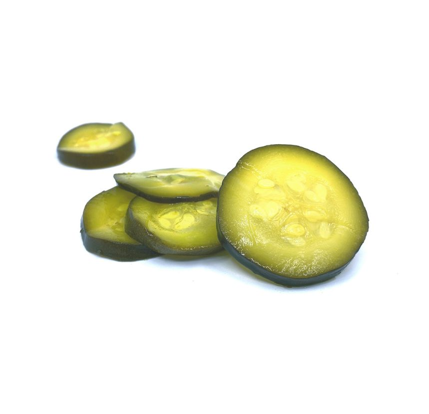 Pickles de courgette au curry