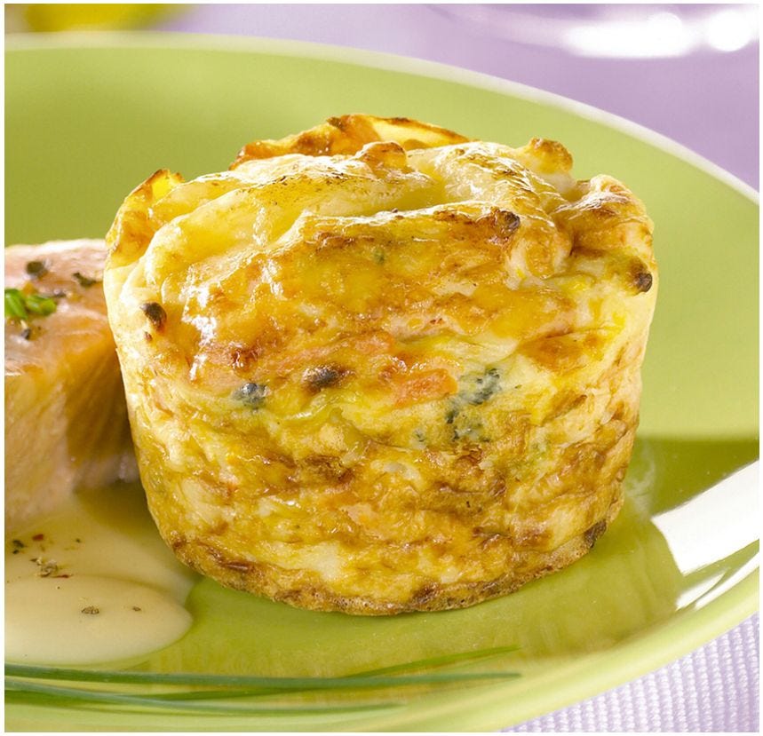 Mini gratin de légumes du jardin emmental