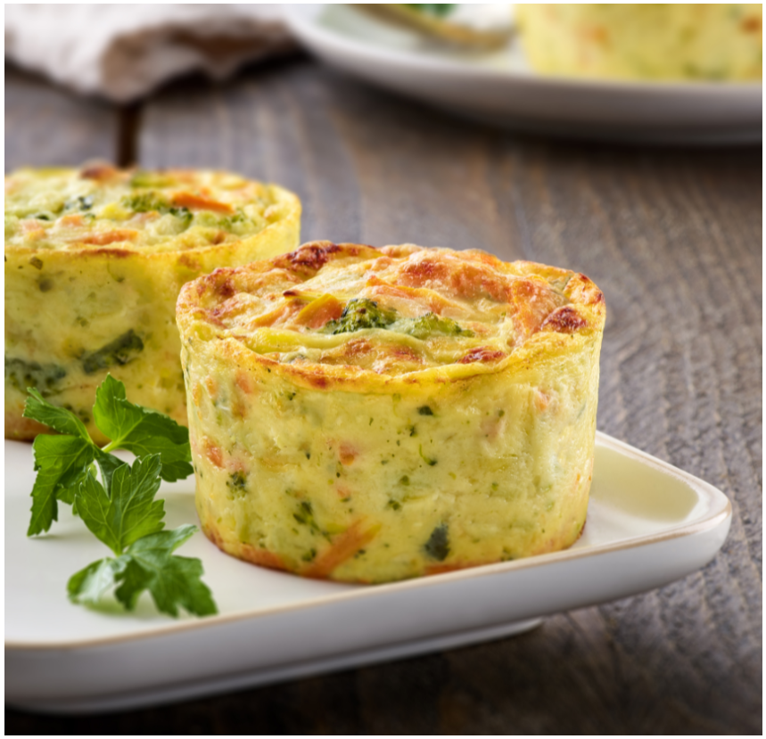 Mini gratin de légumes du jardin emmental