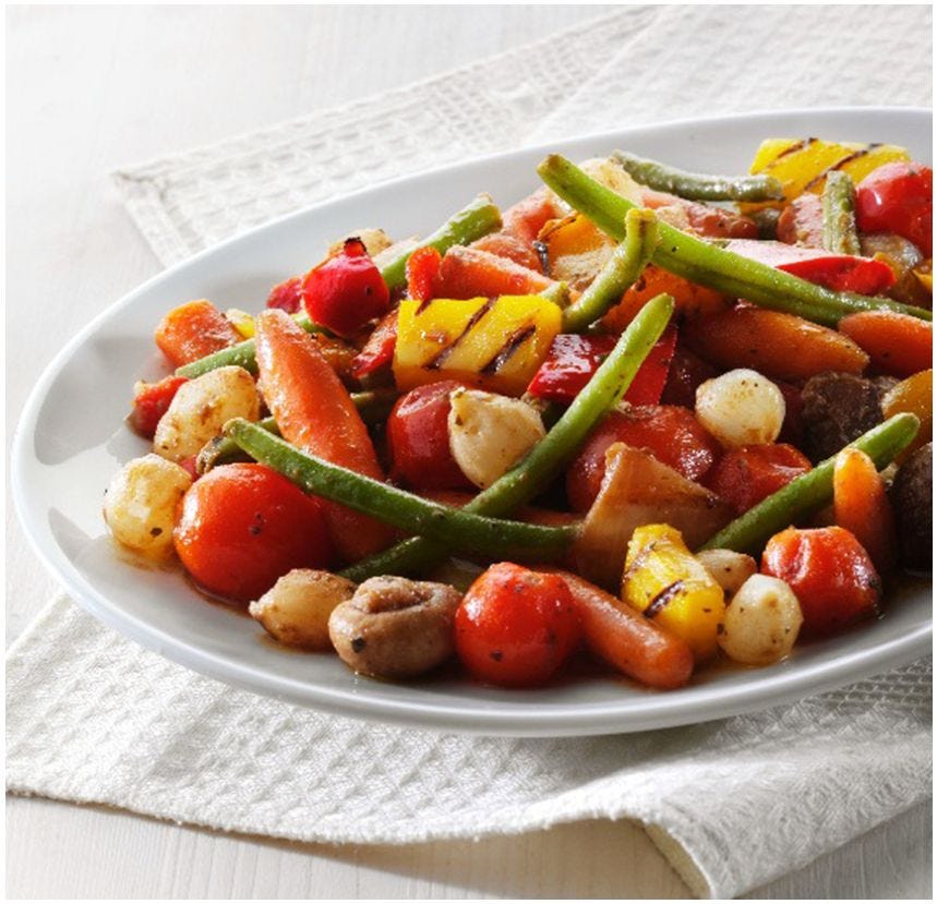 Légumes cuisinés au balsamique