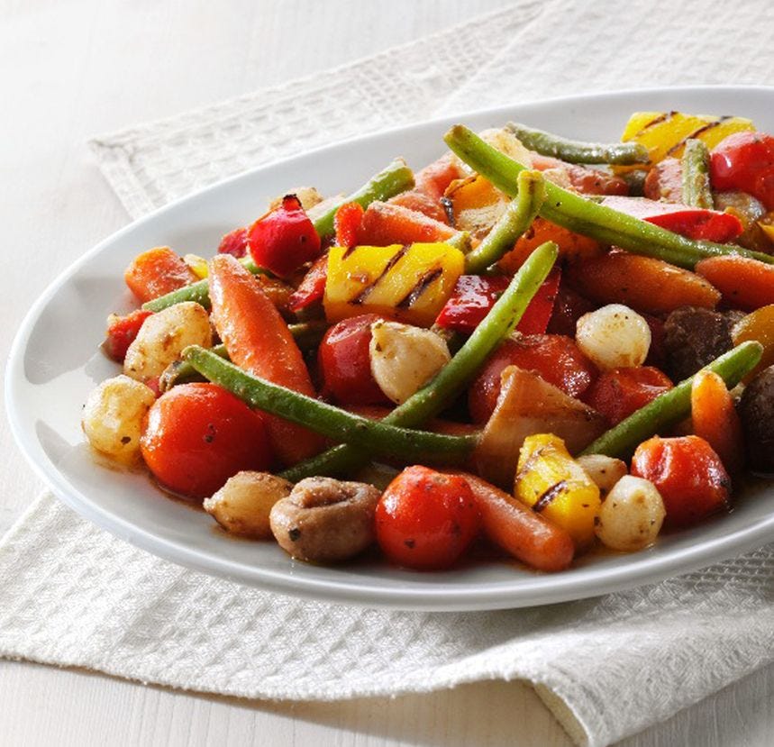 Légumes cuisinés au balsamique