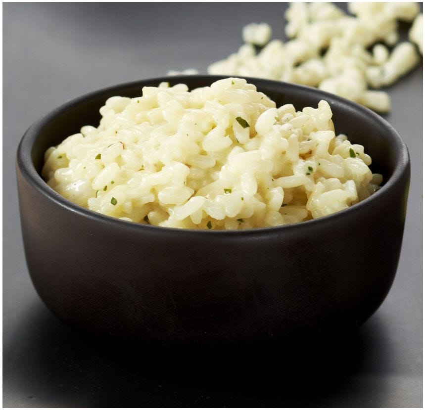 Base pour risotto au parmesan