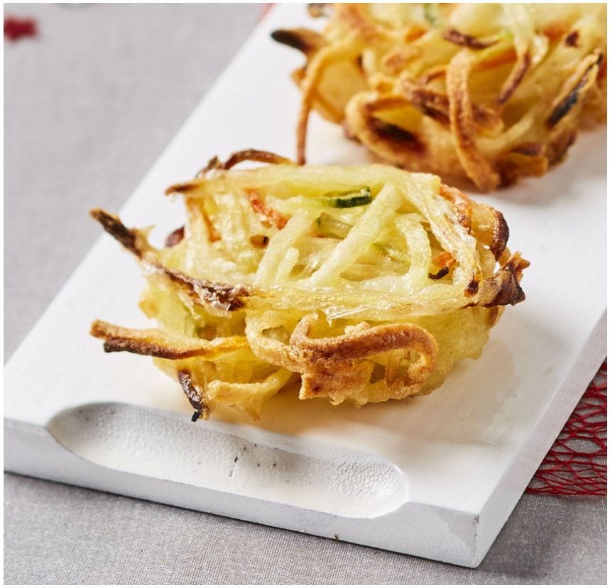 Méli-mélo de légumes en tempura