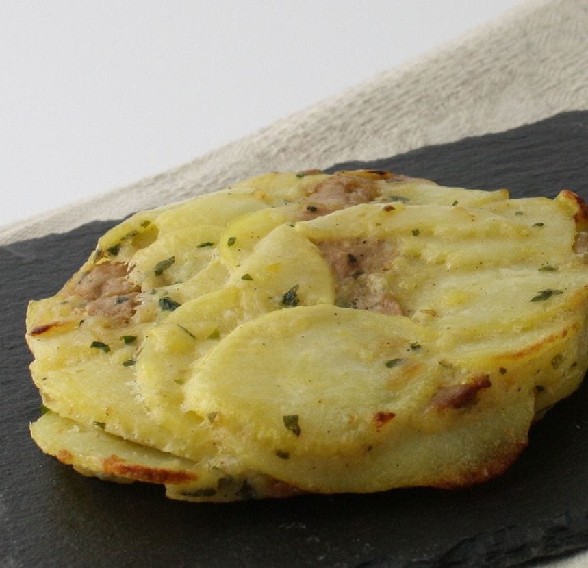 Effeuillé de pomme de terre au foie gras 