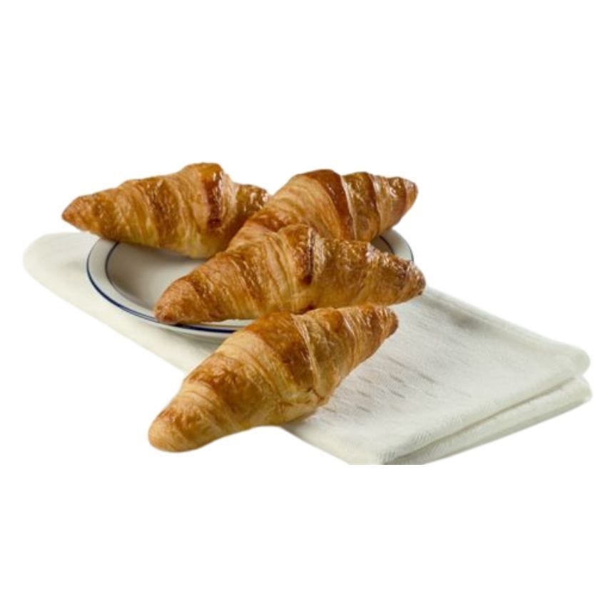 Mini croissant au beurre