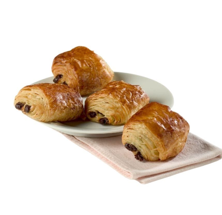 Mini pain au chocolat au beurre