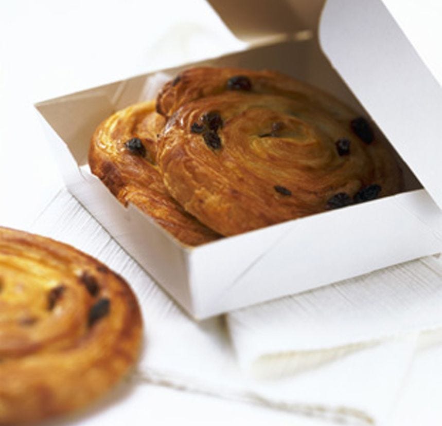 Maxi pain aux raisins au beurre