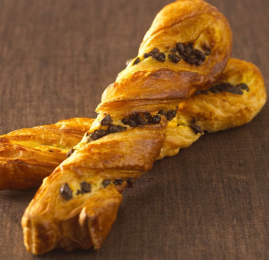 Torsade au beurre et au chocolat
