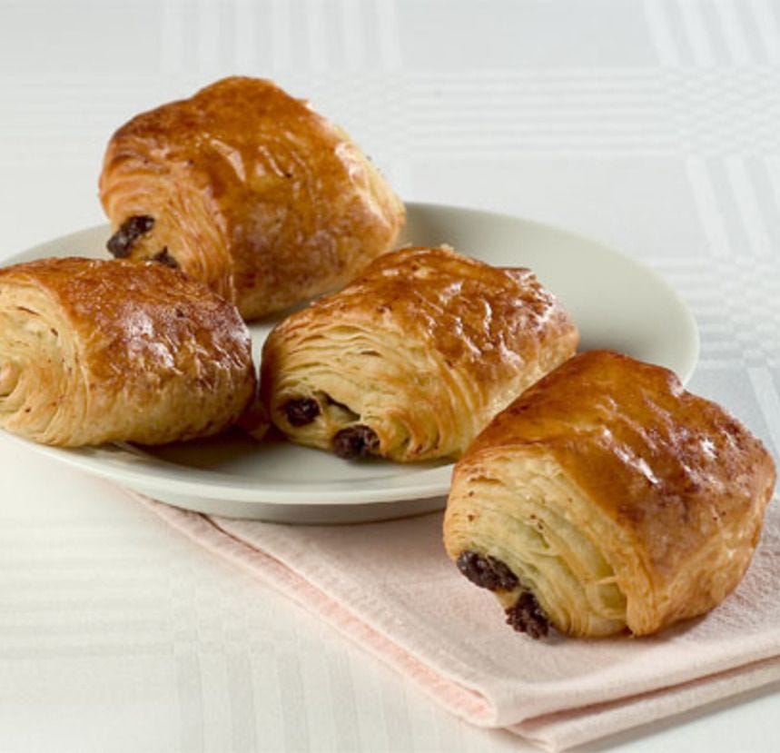 Mini pain au chocolat au beurre