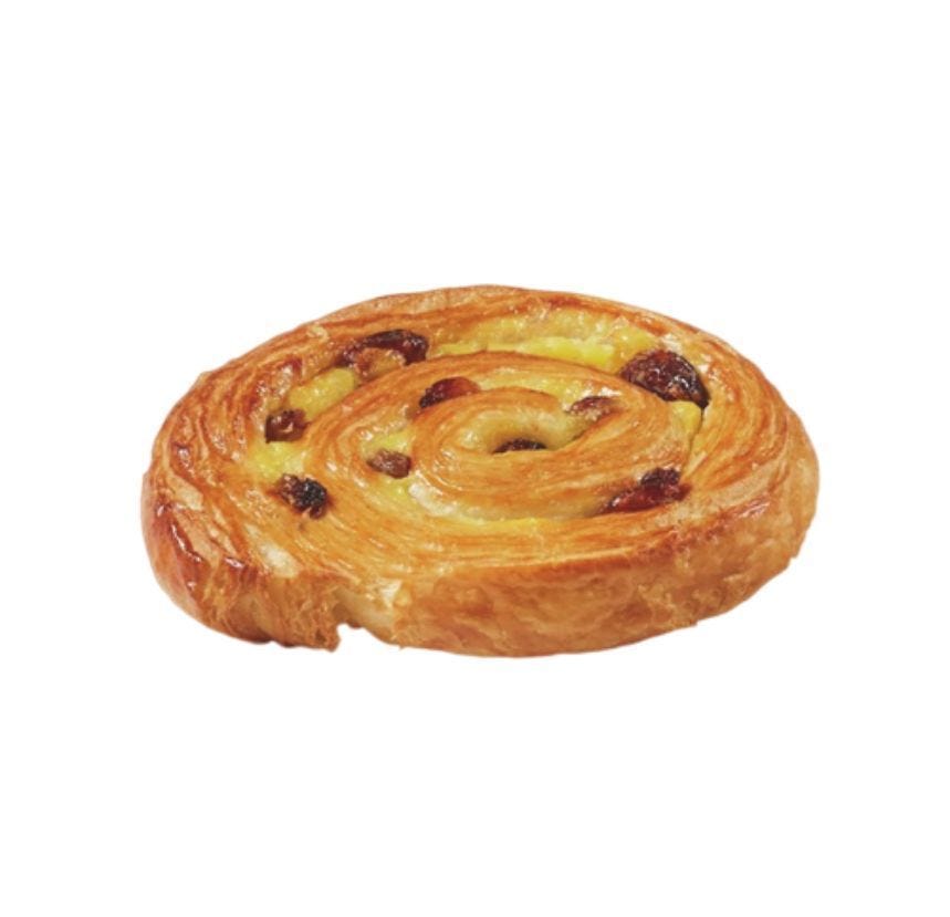 Pain aux raisins au beurre fin 