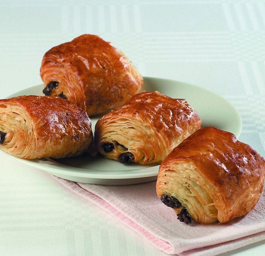 Mini pain au chocolat au beurre