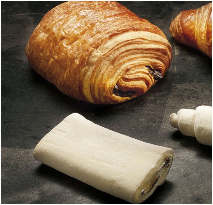 Pain au chocolat au beurre