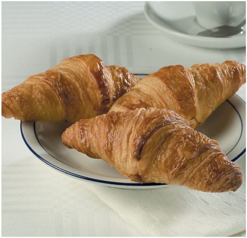 Mini croissant au beurre