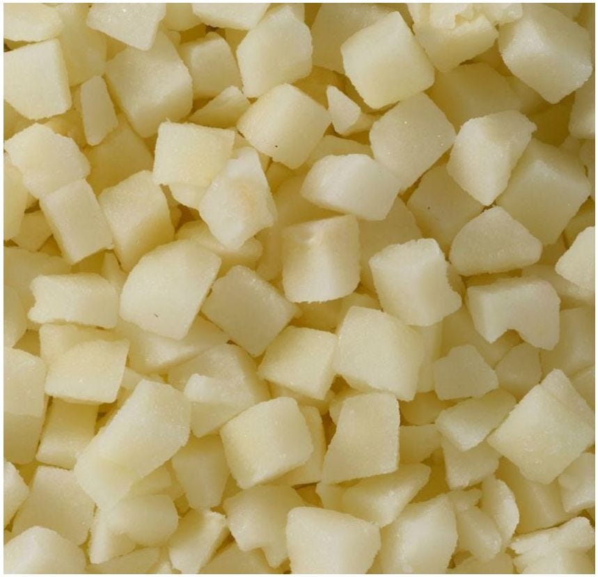 Poire Williams en cube