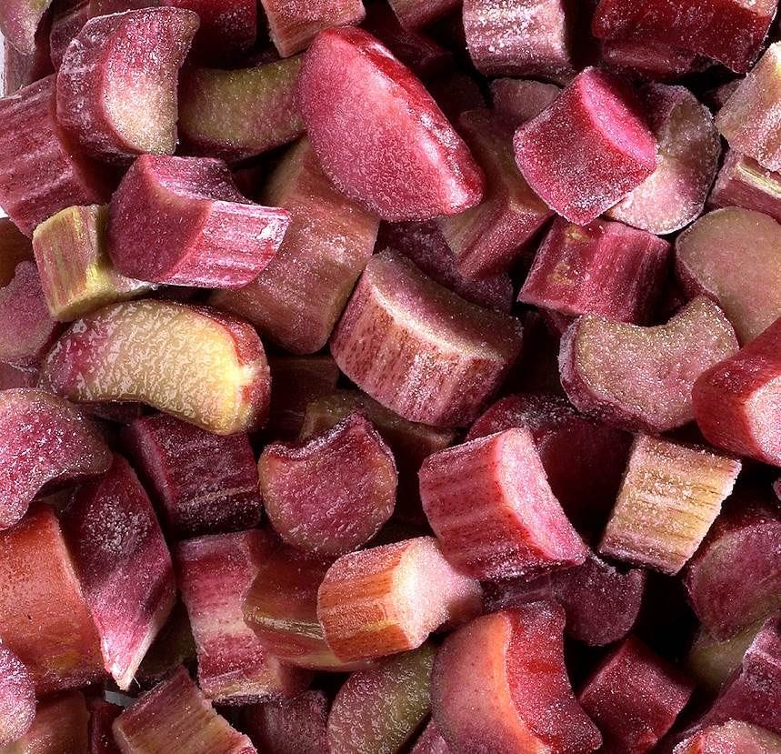 Rhubarbe en morceaux