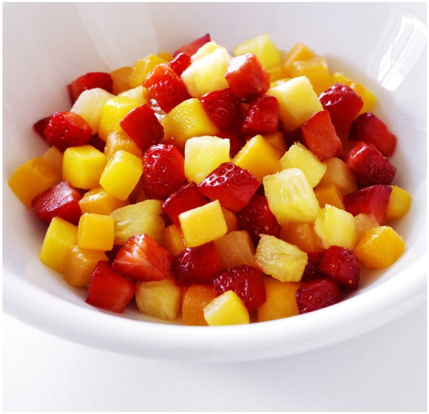 Brunoise de fruits