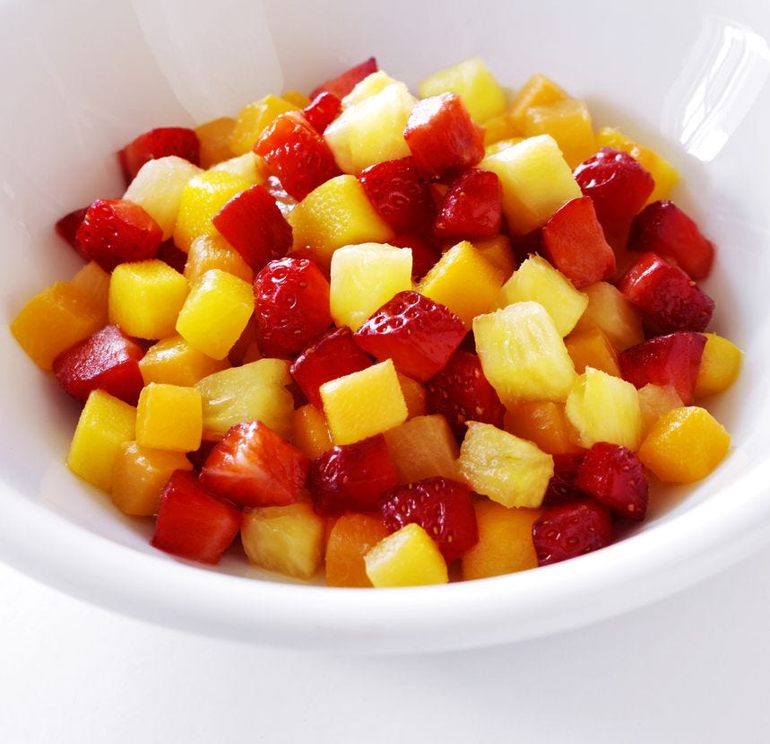 Brunoise de fruits