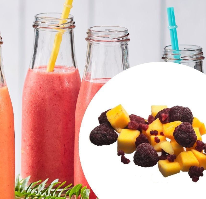 Smoothie mix framboise mangue