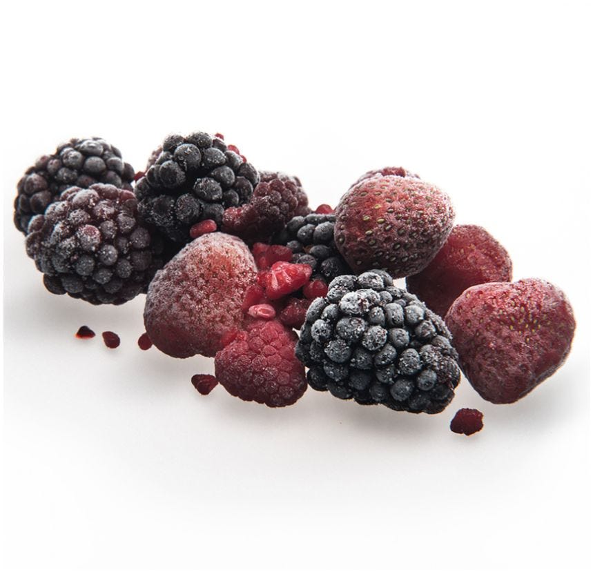 Smoothie mix fraise framboise mûre