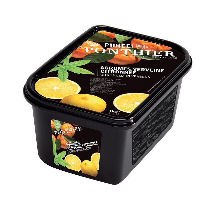 Purée agrume verveine citronnée