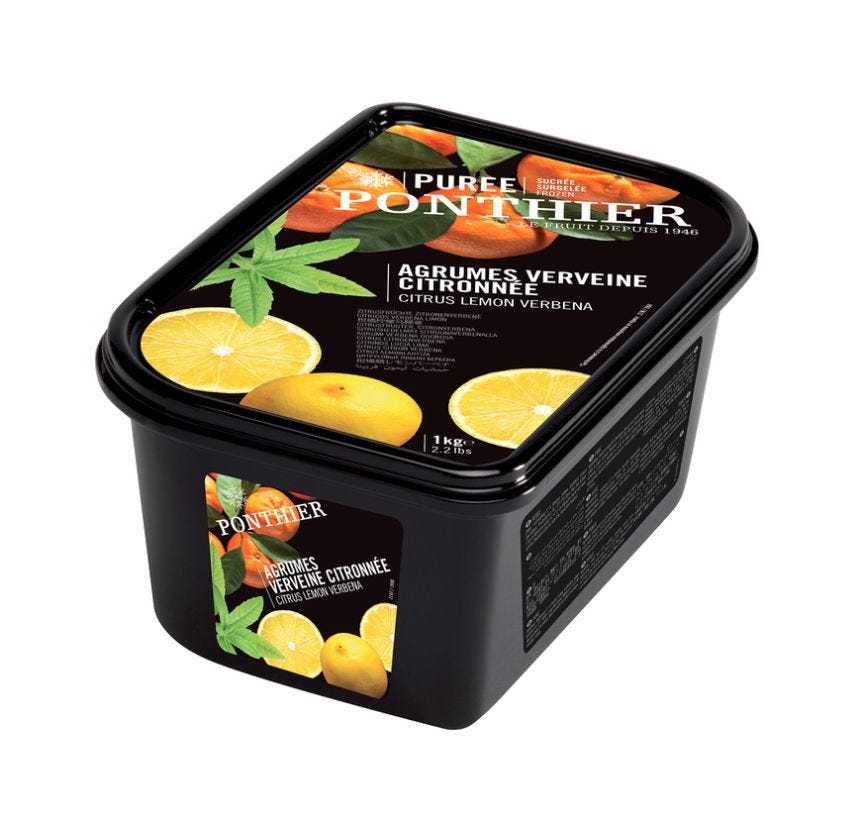 Purée agrume verveine citronnée