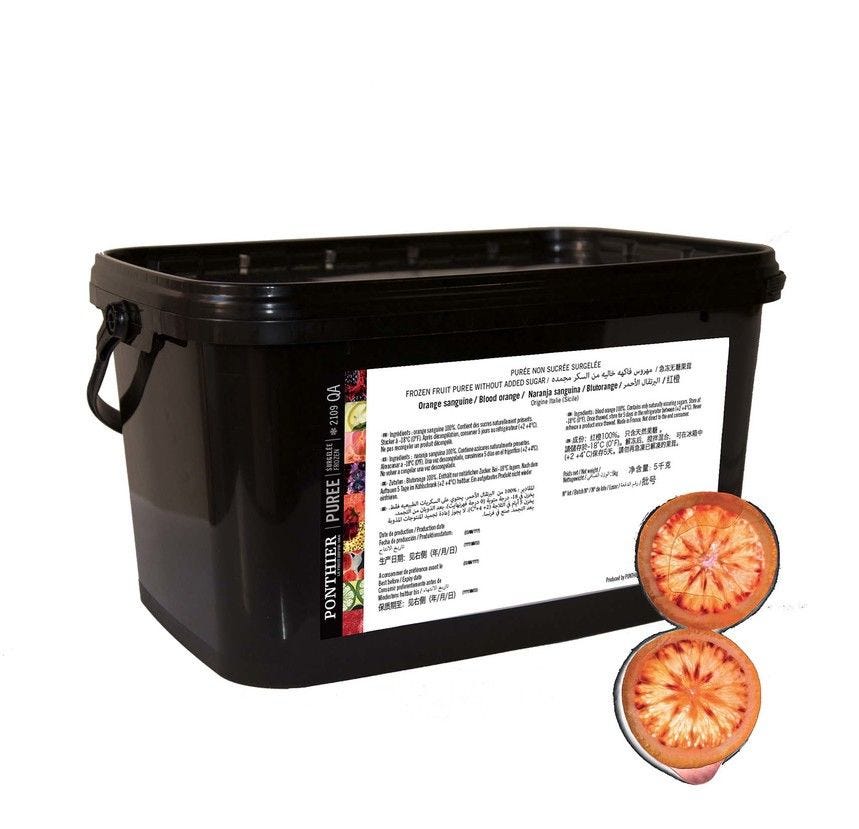 Purée d'orange sanguine