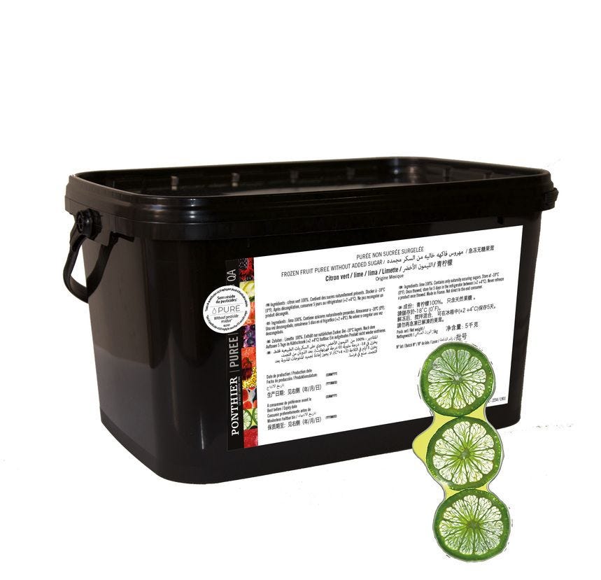 Purée de citron vert