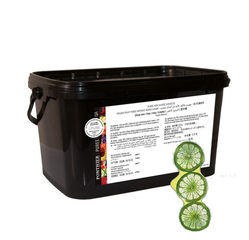Purée de citron vert