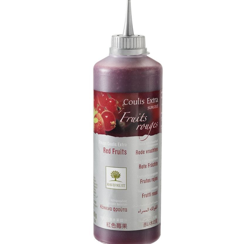 Coulis de fruits rouges 