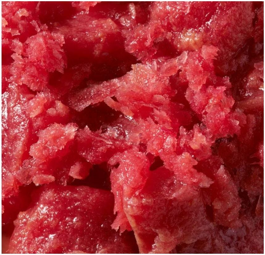 Purée agrume fleur de cactus et gingembre