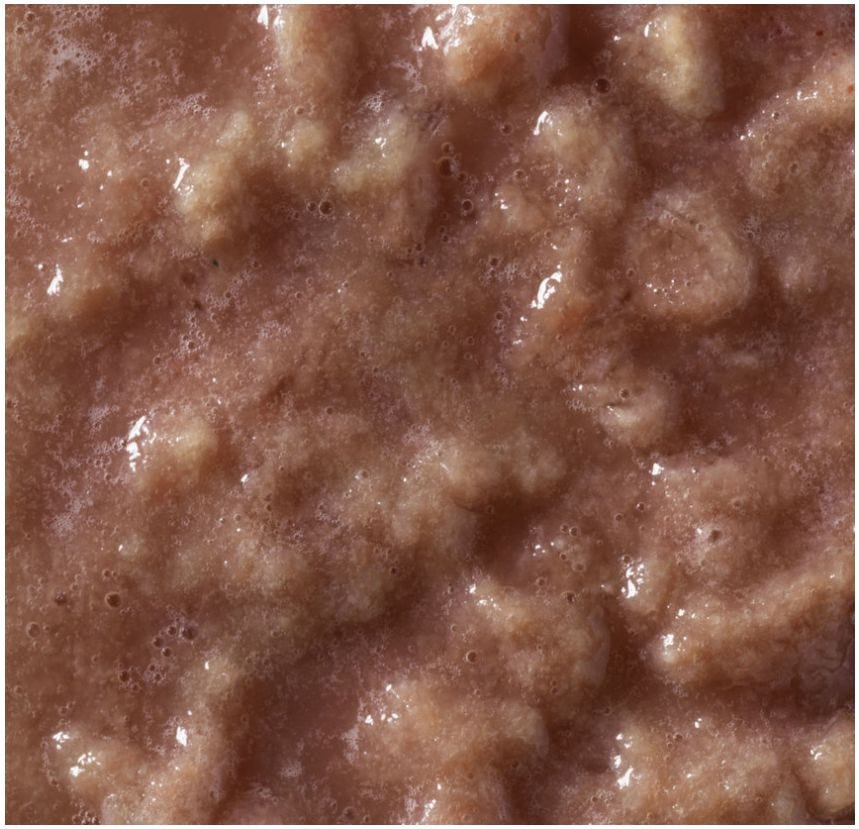 Purée de rhubarbe