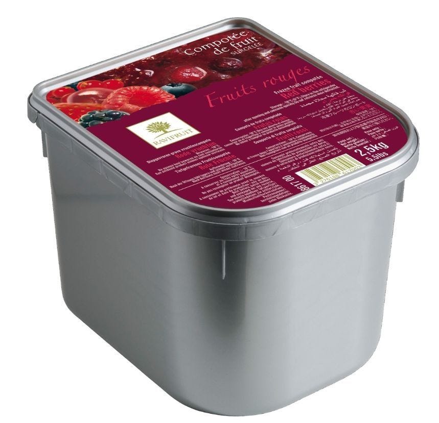 Compotée de fruits rouges