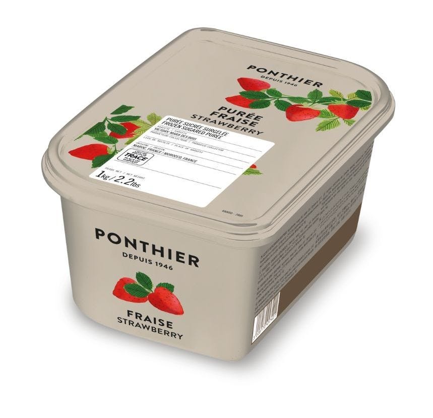 Purée de fraises Victory et Mara des Bois