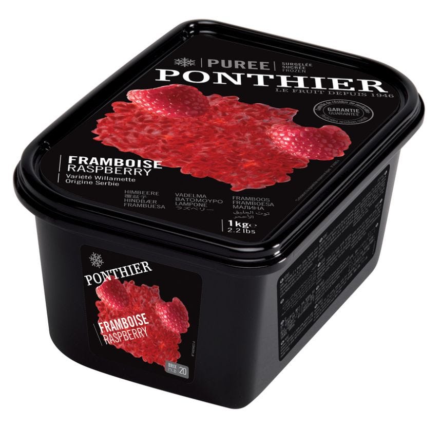 Purée de framboise Willamette