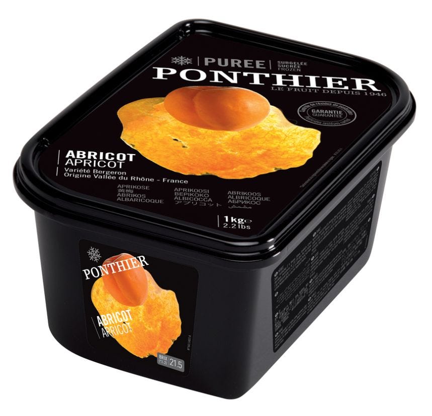 Purée d'abricot