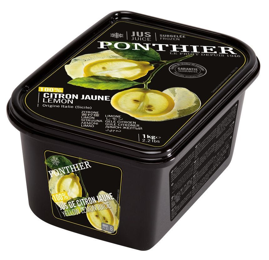 Purée de citron jaune