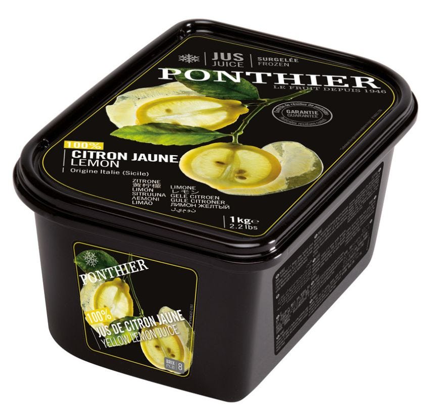Purée de citron jaune