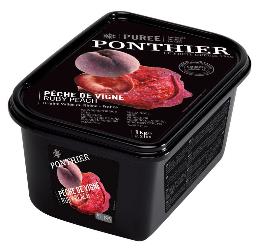 Purée de pêche de vigne