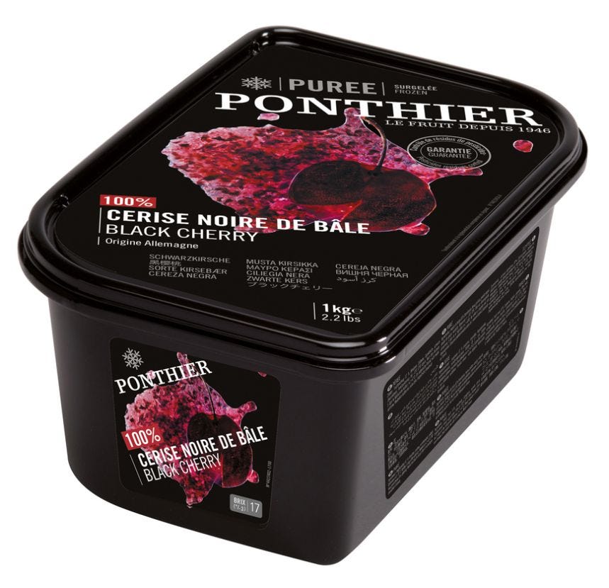 Purée de cerise noire