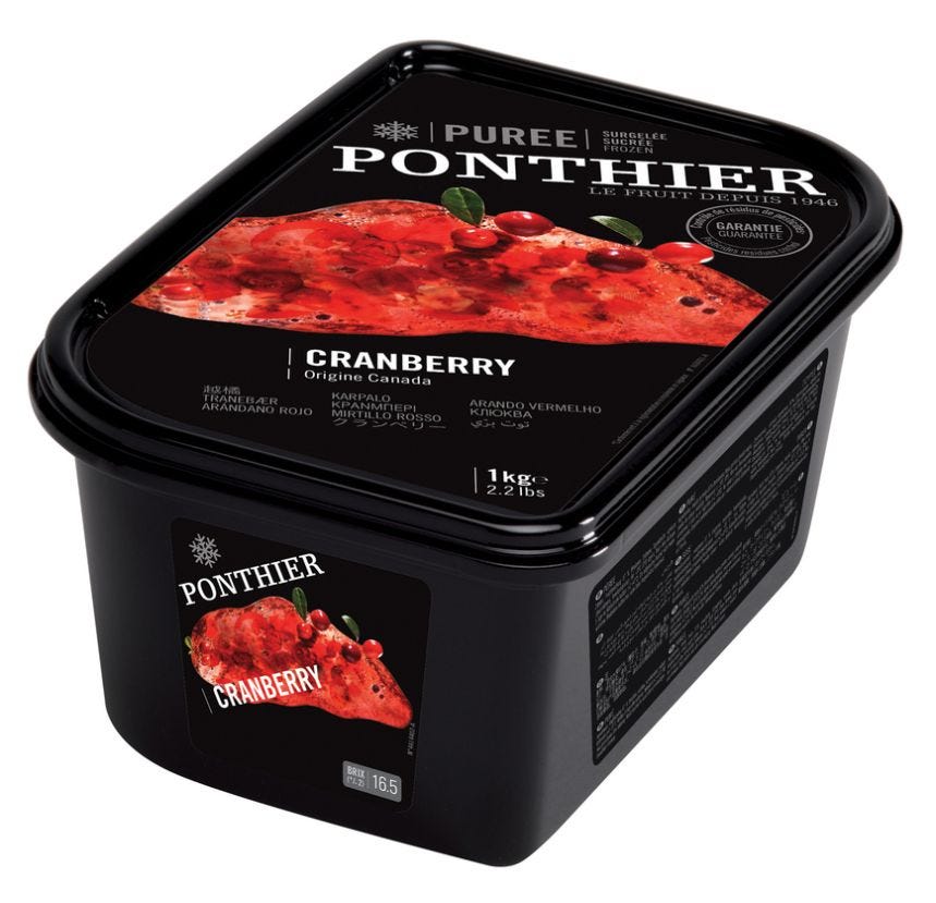 Purée de cranberry