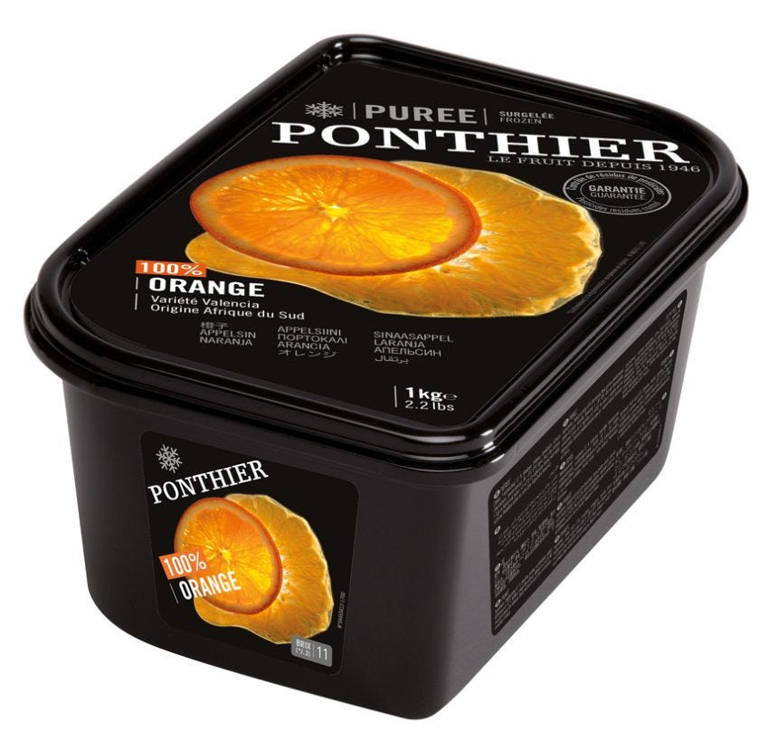 Purée d'orange