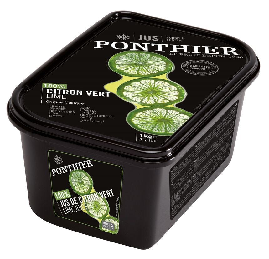 Purée de citron vert