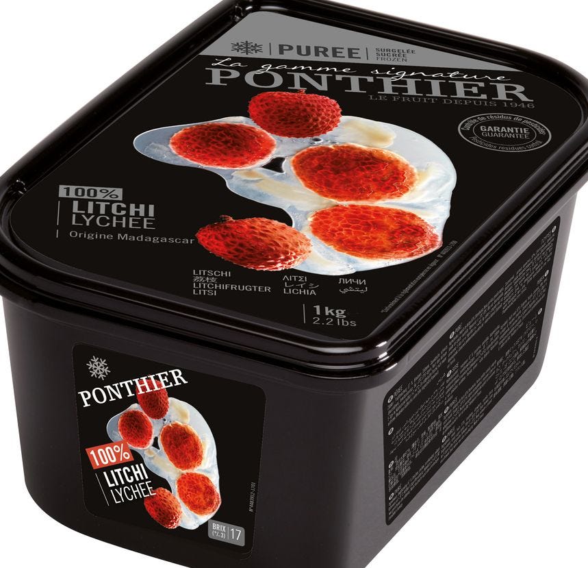 Purée de litchi