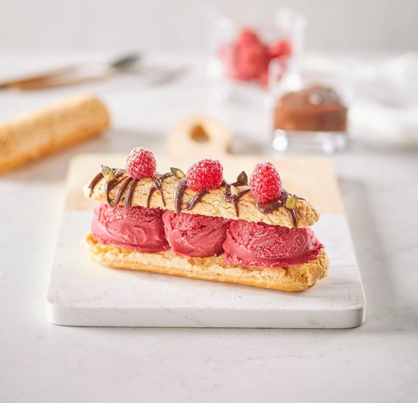Eclair chou craquelin à garnir