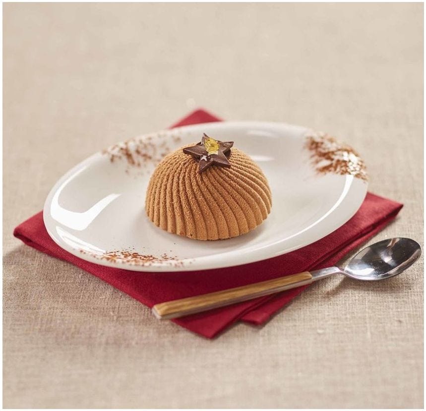 Tourbillon chocolat et crème brûlée