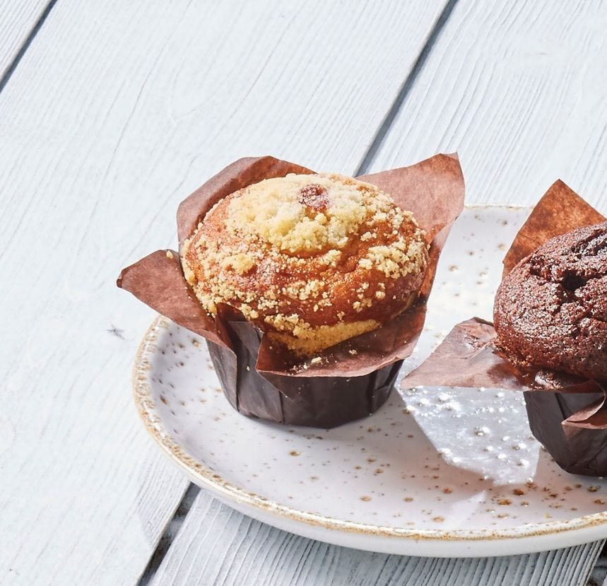 Muffin myrtille fourrage myrtille
