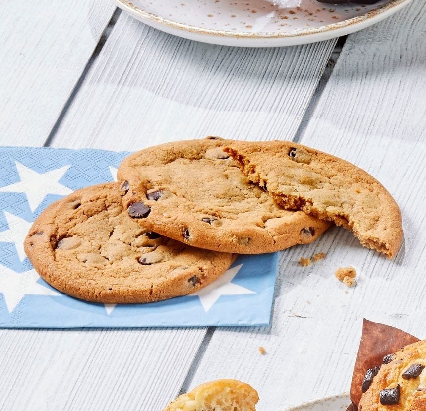 Maxi cookie au chocolat au lait