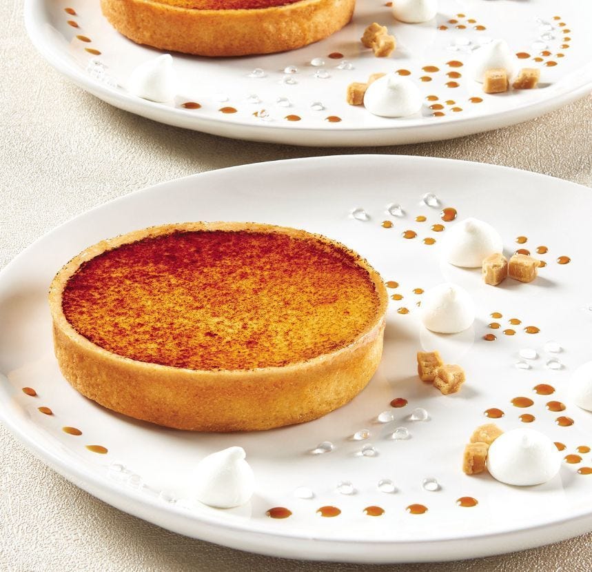 Tartelette saveur crème brûlée